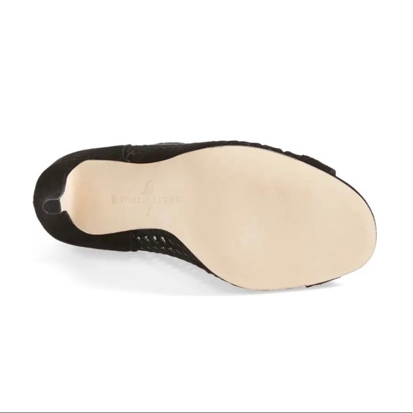 Ivanka Trump Didia Cutout Suede Bootie Black 7.5 - Picture 5 of 15